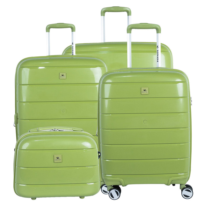 Sonada Moonlight Suitcase Set of 4-Olive - Moon Factory Outlet - Luggage & Travel Accessories - Sonada - Sonada Moonlight Suitcase Set of 4-Olive - Luggage - 1