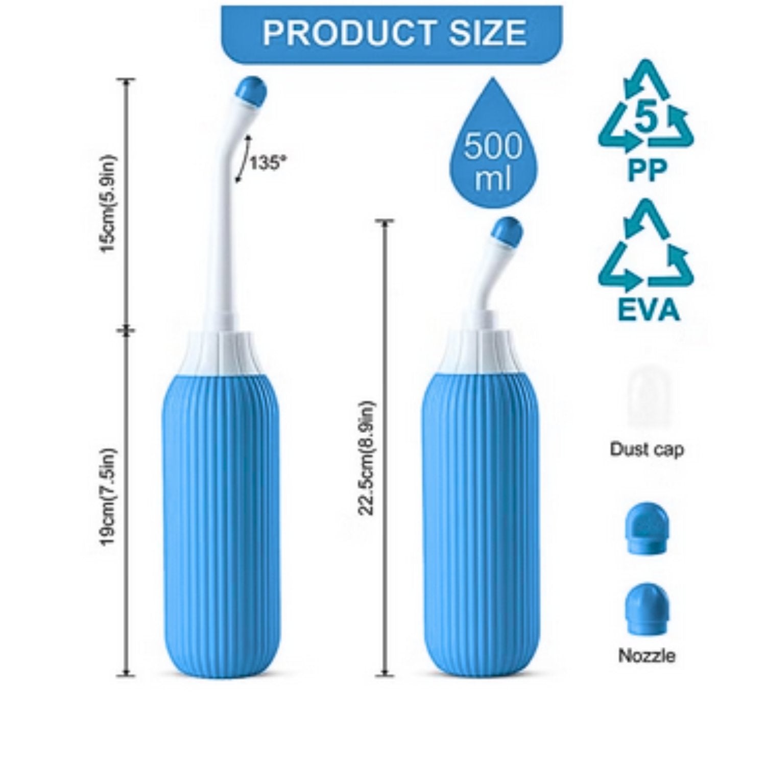 Sonada Portable Bidet(Personal Hygiene Care)Blue - MOON - Picnic & Outdoor Equipments - Sonada - Sonada Portable Bidet(Personal Hygiene Care)Blue - Sonada - 2