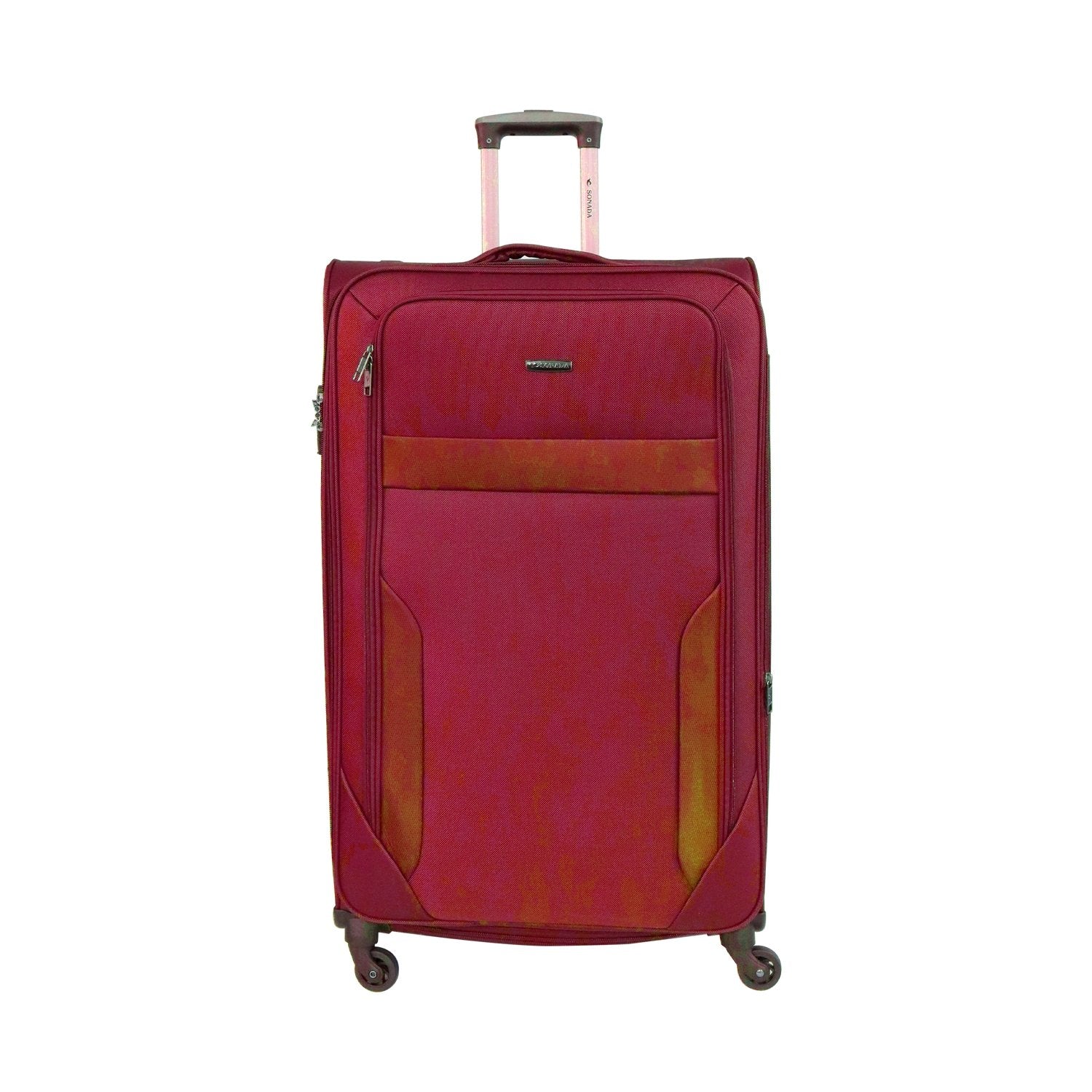 Sonada Softside Luggage Set of 3 Red - MOON - Luggage - Sonada - Sonada Softside Luggage Set of 3 Red - Luggage Set - 2