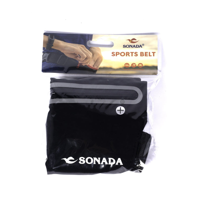 Sonada Sports Belt Bag Black - Moon Factory Outlet - Travel, Luggage - Sonada - Sonada Sports Belt Bag Black - Belt Bag - 1