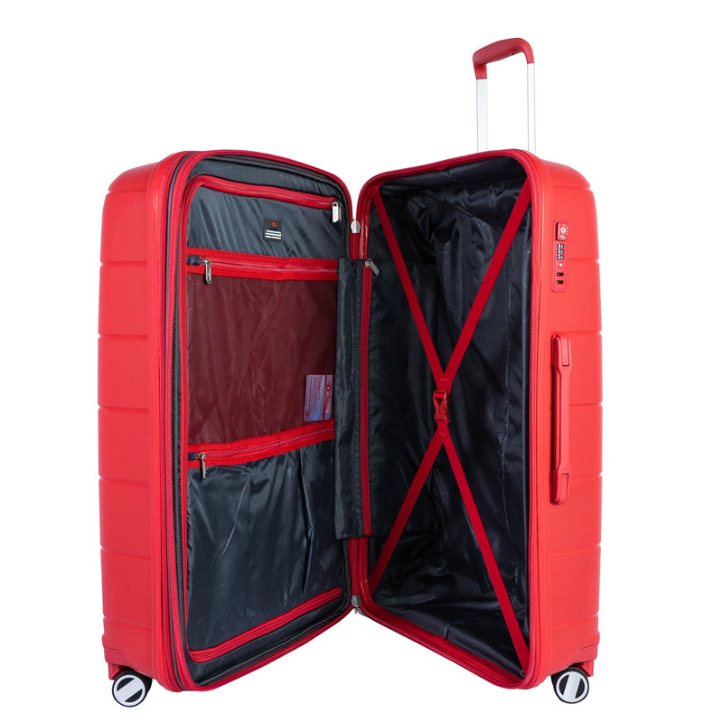 Sonada Suitcase Strong Unbreakable 28T-Large Red - MOON - Luggage & Travel Accessories - Sonada - Sonada Suitcase Strong Unbreakable 28T-Large Red - Luggage - 4