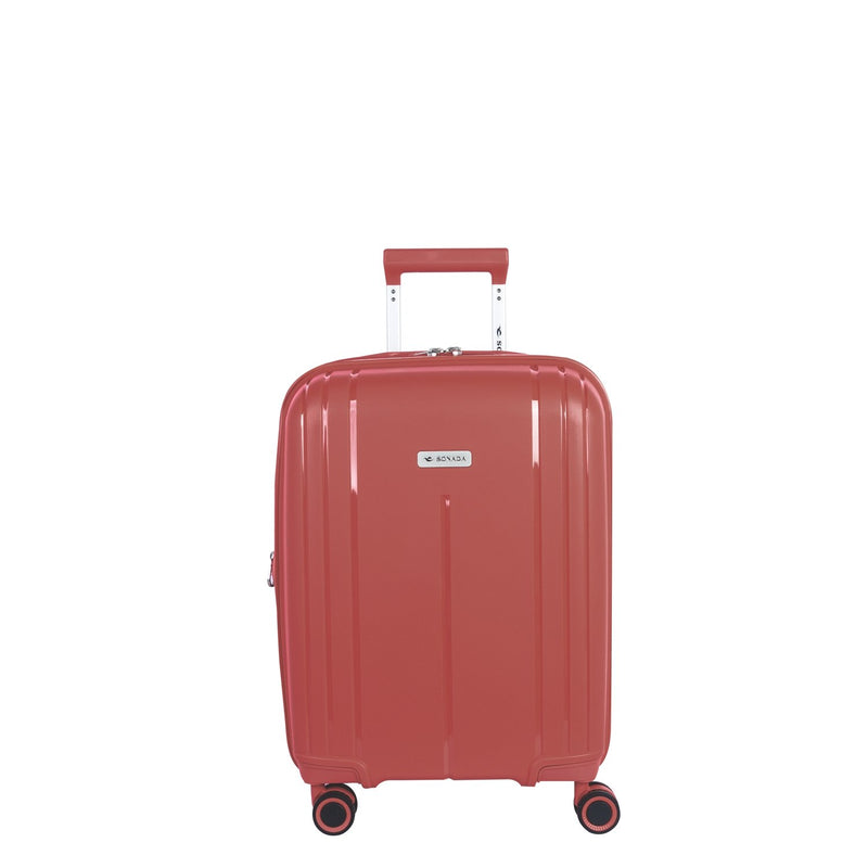 Sonada Upright Trolley Set of 4-Red - MOON - Luggage & Travel Accessories - Sonada - Sonada Upright Trolley Set of 4-Red - Red - Luggage - 4