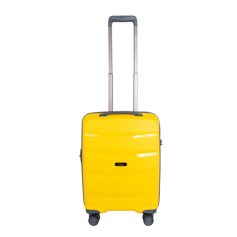 Track Hardcase Trolley Set of 3 with Beauty Case Yellow Color v2 - Moon Factory Outlet - Track - Track Hardcase Trolley Set of 3 with Beauty Case Yellow Color v2 - Luggage - 7