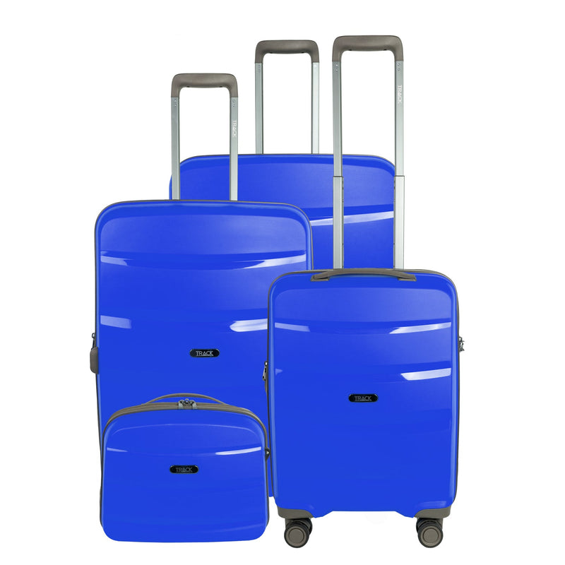 Track Hardcase Trolley Set of 3 with Beauty Case Yellow Color v2 - Moon Factory Outlet - Track - Track Hardcase Trolley Set of 3 with Beauty Case Yellow Color v2 - Navy - Luggage - 12