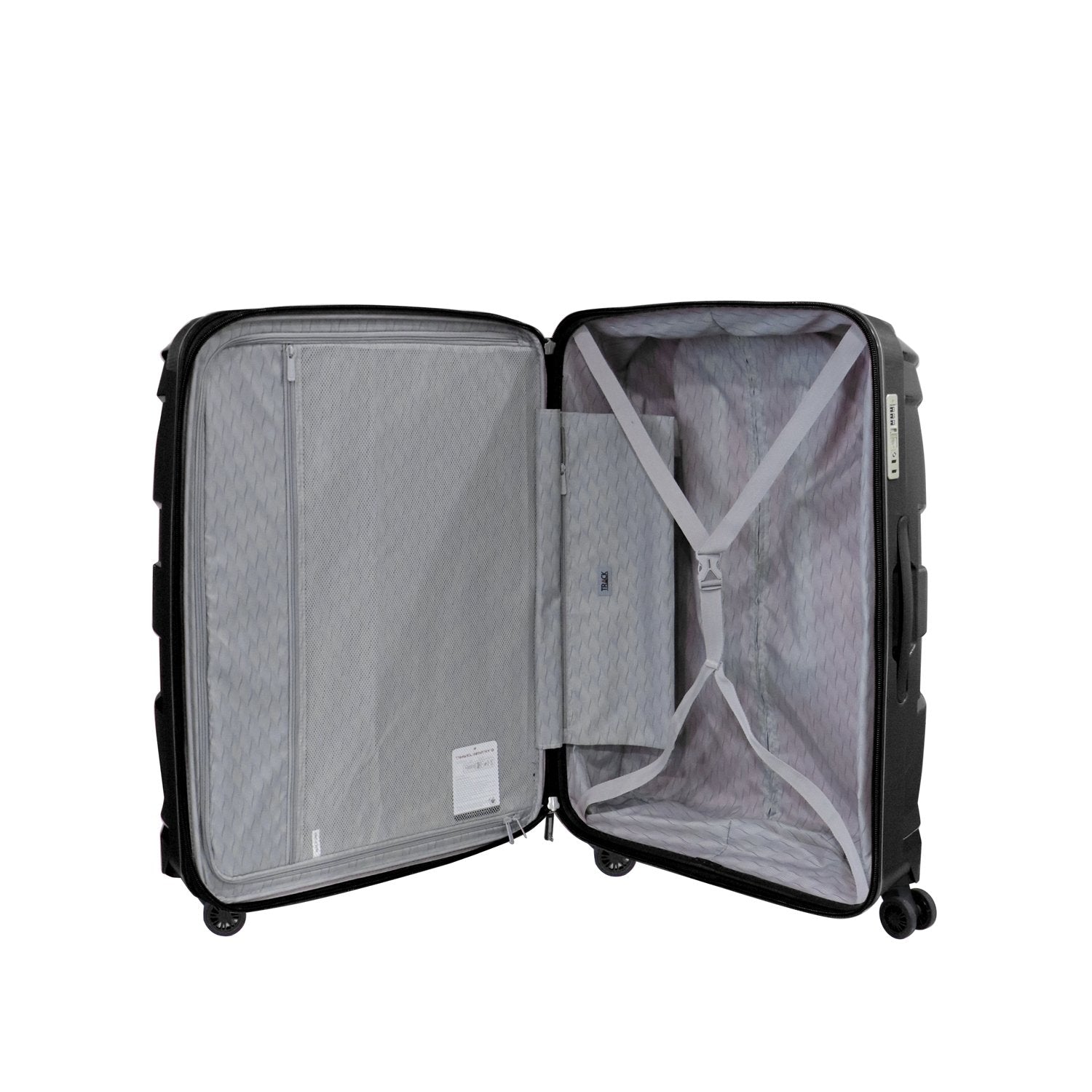 Track HardSuitcase Hamilton Collection Dark Grey Set of 3 - MOON - Luggage & Travel Accessories - Track - Track HardSuitcase Hamilton Collection Dark Grey Set of 3 - Dark Grey - Luggage set - 6