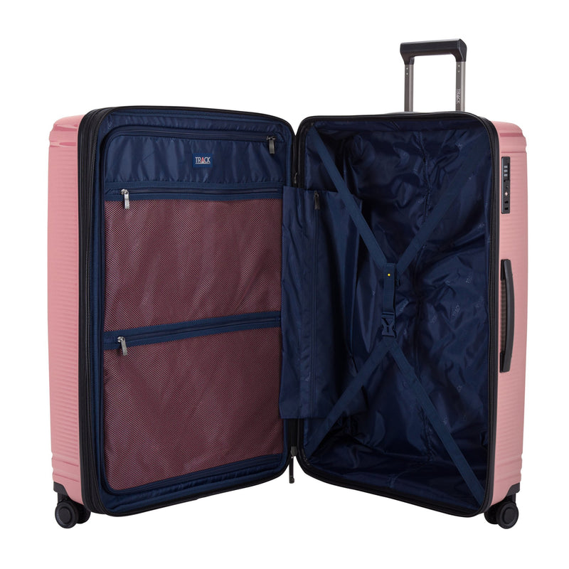 Track Oxford Collection,Unbreakable Set of 3 + Beauty Case - Rose Gold - MOON - Luggage & Travel Accessories - Track - Track Oxford Collection,Unbreakable Set of 3 + Beauty Case - Rose Gold - Luggage set - 5