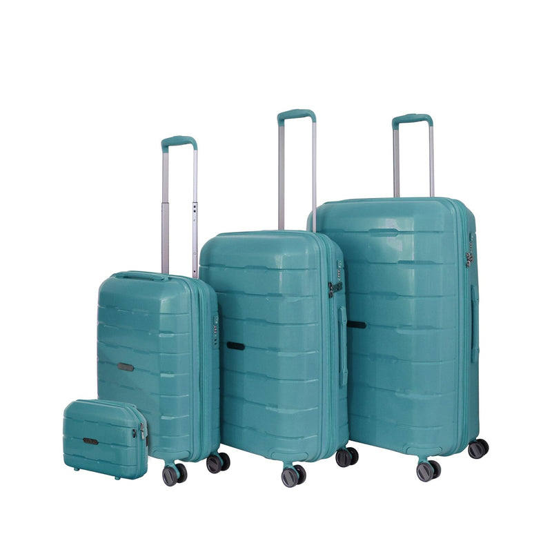 Track Unbreakable Luggage Millennium Collection Set Of 4 Orange - MOON - Luggage - Track - Track Unbreakable Luggage Millennium Collection Set Of 4 Orange - Petrol - Luggage Set - 12