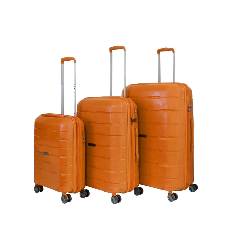 Track Unbreakable Luggage Millennium Collection Set Of 4 Orange - MOON - Luggage - Track - Track Unbreakable Luggage Millennium Collection Set Of 4 Orange - Luggage Set - 2