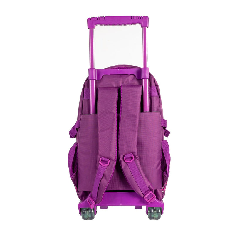 Trolley Set Of 3- Lovely Girls Trolley Backpack Purple 18T - Moon Factory Outlet - Back 2 School - Bravo - Trolley Set Of 3- Lovely Girls Trolley Backpack Purple 18T - Back 2 School - 4