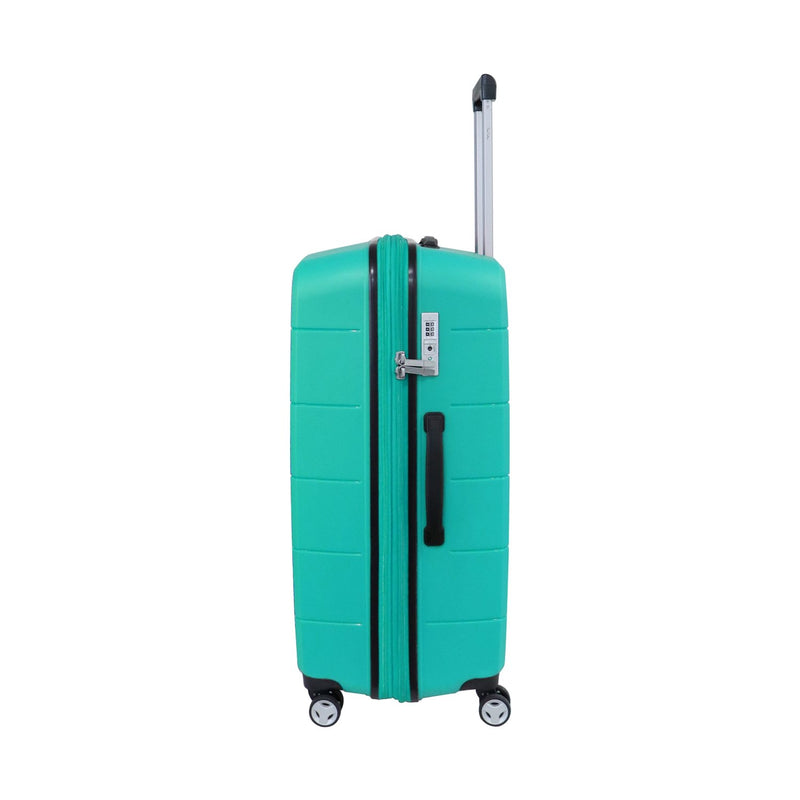 Unbreakable Pierre Cardin Pixel Collection Hardcase Trolley Set of 3 + Beauty Case - Turqouise - MOON - Luggage & Travel Accessories - Pierre Cardin - Unbreakable Pierre Cardin Pixel Collection Hardcase Trolley Set of 3 + Beauty Case - Turqouise - Turqouise - Luggage set - 4