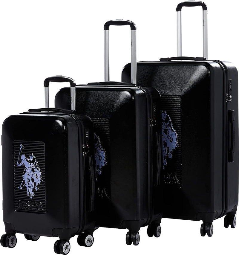 U.S POLO Hardsuitcase Set of 3-Black - MOON - Luggage & Travel Accessories - US POLO - U.S POLO Hardsuitcase Set of 3-Black - Black - Luggage set - 1