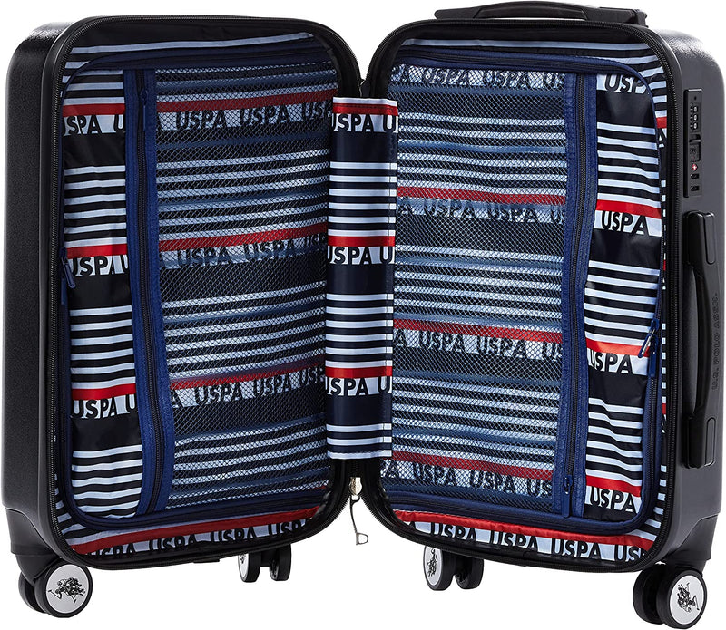 U.S POLO Hardsuitcase Set of 3-Black - MOON - Luggage & Travel Accessories - US POLO - U.S POLO Hardsuitcase Set of 3-Black - Black - Luggage set - 4