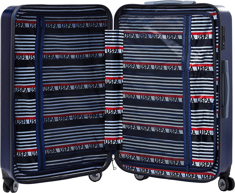 U.S POLO Hardsuitcase Set of 3-Navy - MOON - Luggage & Travel Accessories - US POLO - U.S POLO Hardsuitcase Set of 3-Navy - Navy - Luggage set - 4