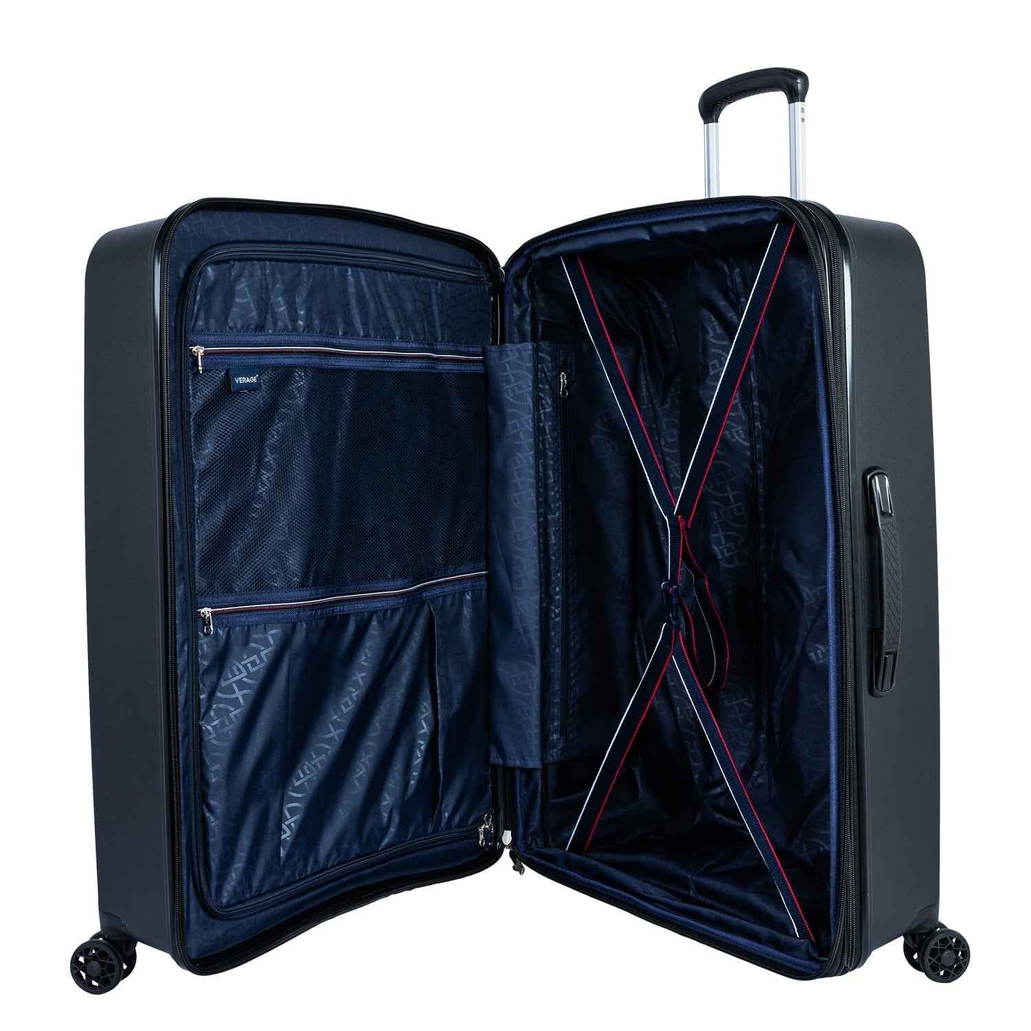 Verage Diamond Collection Set of 3-Black - MOON - Luggage - Verage - Verage Diamond Collection Set of 3-Black - Black - Luggage Set - 5