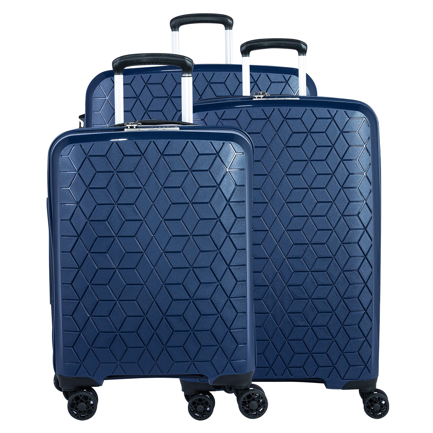 Verage Diamond Collection Set of 3-Purple - MOON - Luggage - Verage - Verage Diamond Collection Set of 3-Purple - Blue - Luggage Set - 9