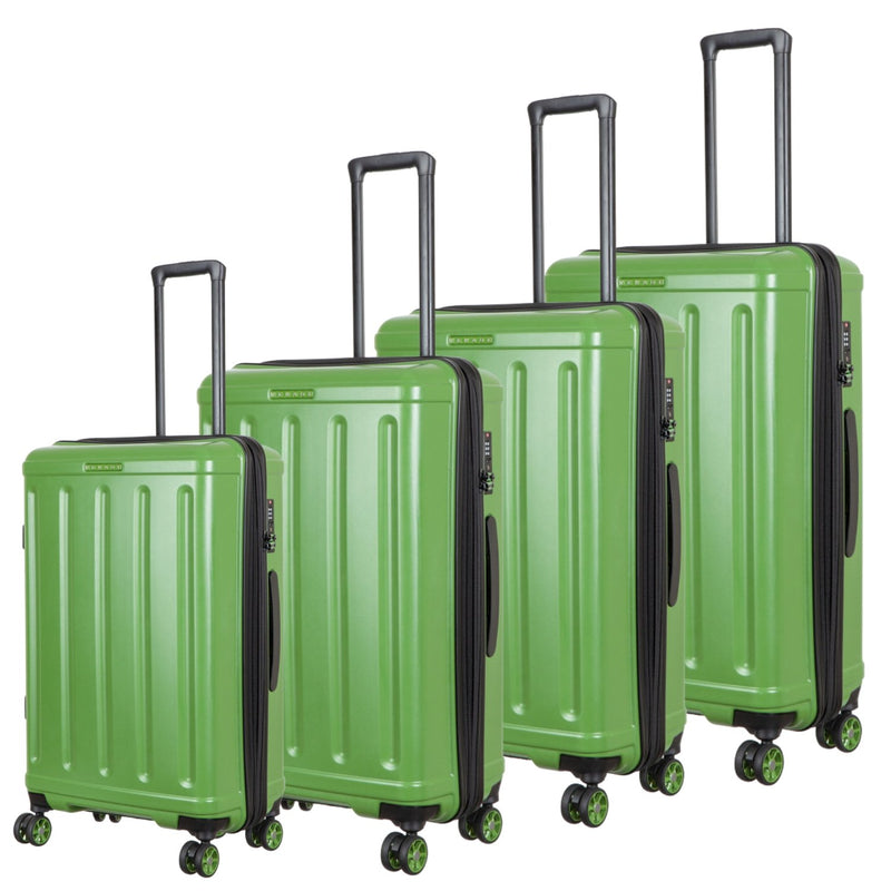 Verage Genova Collection Set of 4 Pieces-Green - MOON - Luggage - Verage - Verage Genova Collection Set of 4 Pieces-Green - Green - Luggage Set - 1