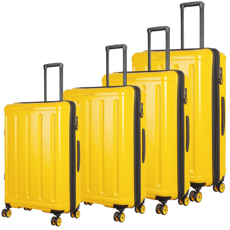 Verage Genova Collection Set of 4 Pieces-White - MOON - Luggage - Verage - Verage Genova Collection Set of 4 Pieces-White - Yellow - Luggage Set - 9