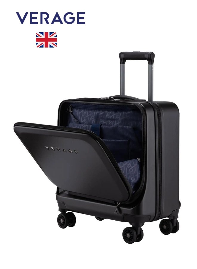 Verage Leader II Pilot Case Collection Trolley 16.5T Black - MOON - Luggage - Verage - Verage Leader II Pilot Case Collection Trolley 16.5T Black - Carry On - 2