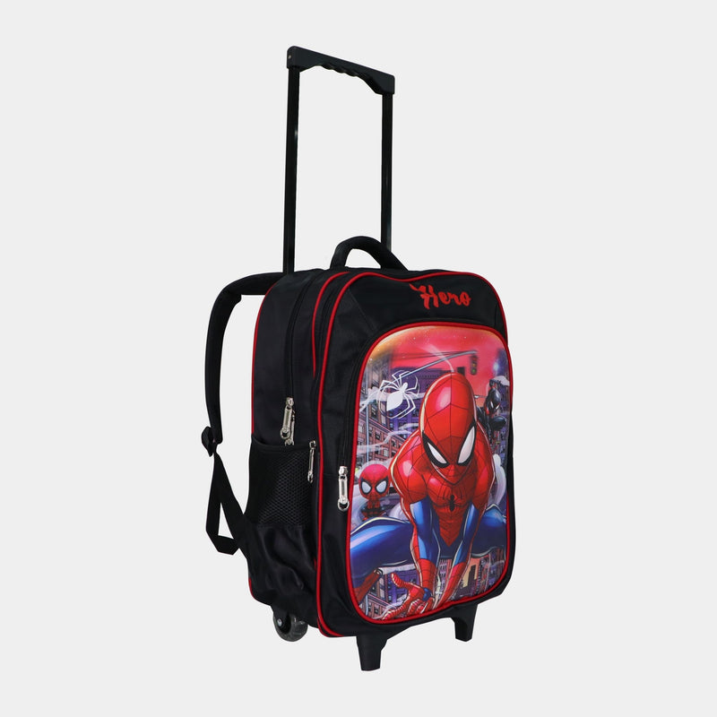 Wheeled School Bags Set of 3-Amazing Spiderman - MOON - Back 2 School - Bravo - Wheeled School Bags Set of 3-Amazing Spiderman - Trolley Backpack - 3