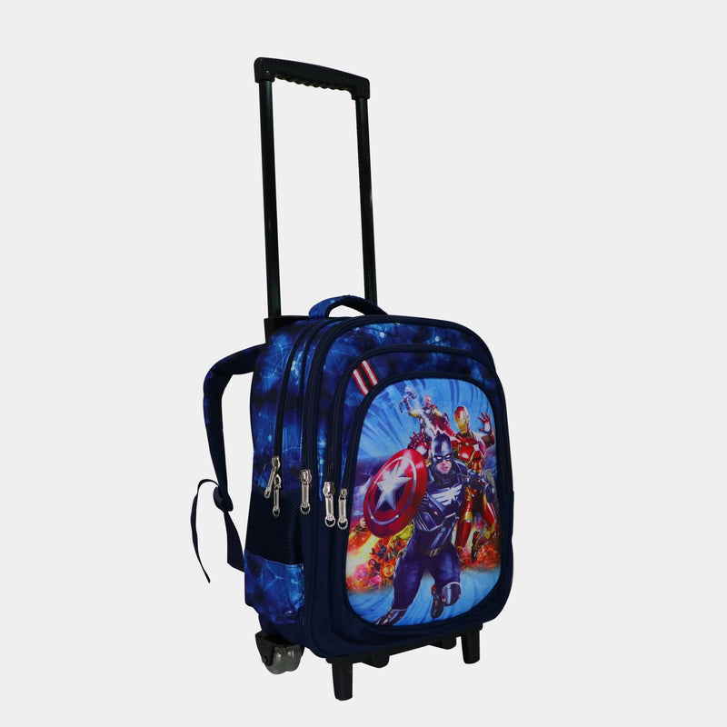 Wheeled School Bags Set of 3-Marvel Avengers - MOON - Back 2 School - Bravo - Wheeled School Bags Set of 3-Marvel Avengers - Trolley Backpack - 2