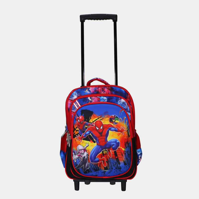 Wheeled School Bags Set of 3-Multiverse Spiderman - MOON - Back 2 School - Bravo - Wheeled School Bags Set of 3-Multiverse Spiderman - Trolley Backpack - 2