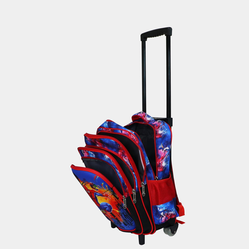 Wheeled School Bags Set of 3-Multiverse Spiderman - MOON - Back 2 School - Bravo - Wheeled School Bags Set of 3-Multiverse Spiderman - Trolley Backpack - 5