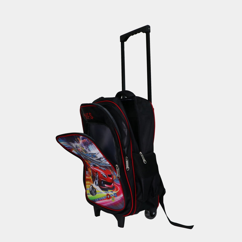 Wheeled School Bags Set of 3-Need For Speed - MOON - Back 2 School - Bravo - Wheeled School Bags Set of 3-Need For Speed - Trolley Backpack - 4