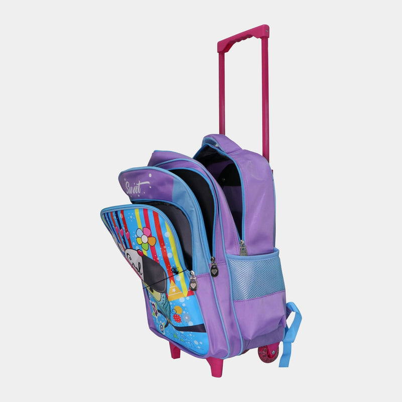 Wheeled School Bags Set of 3-Owl Cool - MOON - Back 2 School - Bravo - Wheeled School Bags Set of 3-Owl Cool - Trolley Backpack - 4