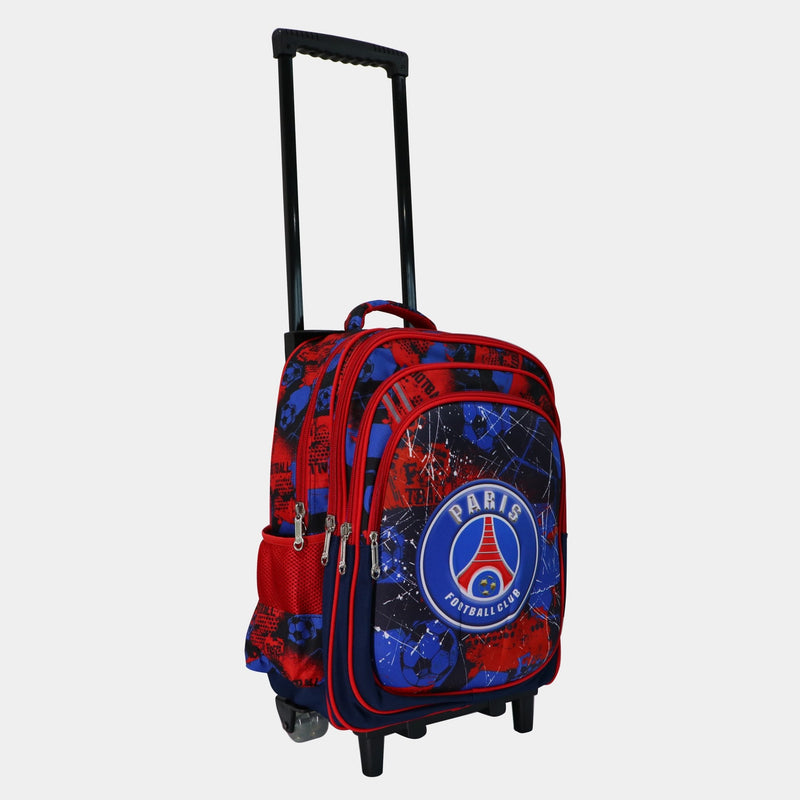 Wheeled School Bags Set of 3-Paris Football Club Design - MOON - Back 2 School - Bravo - Wheeled School Bags Set of 3-Paris Football Club Design - 18T - Trolley Backpack - 3
