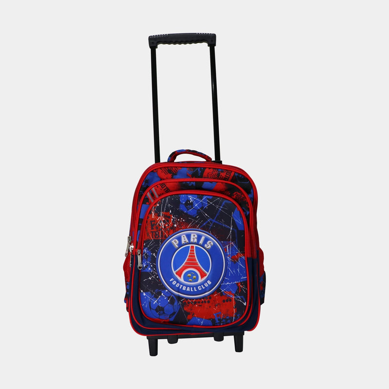 Wheeled School Bags Set of 3-Paris Football Club Design - MOON - Back 2 School - Bravo - Wheeled School Bags Set of 3-Paris Football Club Design - 18T - Trolley Backpack - 2