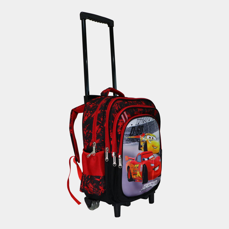 Wheeled School Bags Set of 3-Race Car - MOON - Back 2 School - Bravo - Wheeled School Bags Set of 3-Race Car - Trolley Backpack - 2