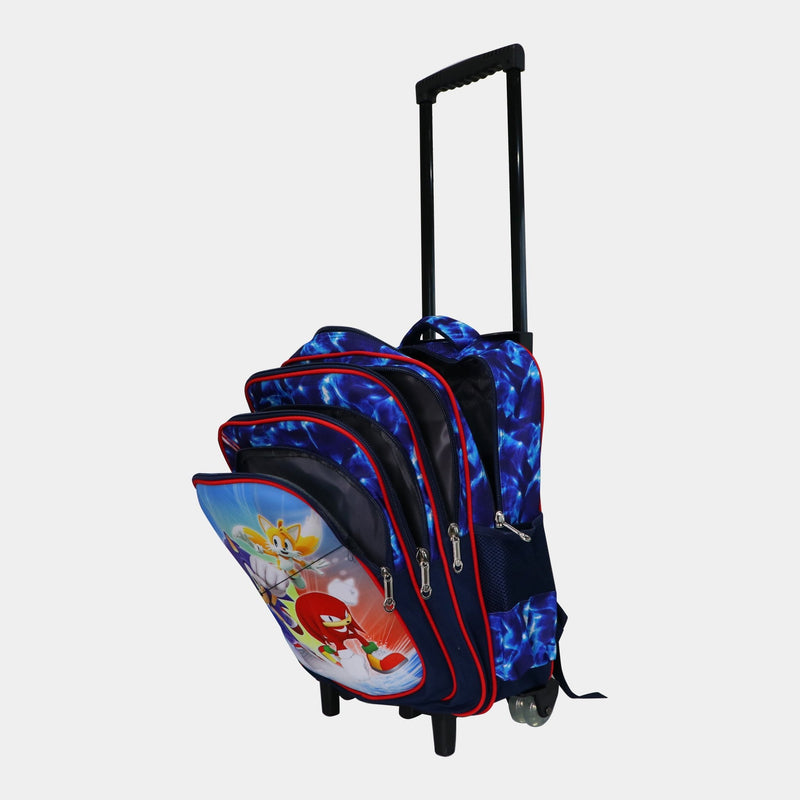 Wheeled School Bags Set of 3-Sonic & Friends - MOON - Back 2 School - Bravo - Wheeled School Bags Set of 3-Sonic & Friends - Trolley Backpack - 4
