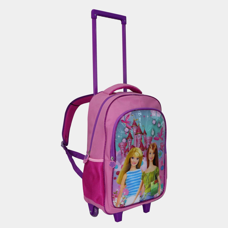 Wheeled School Bags Set of 5-Barbie - MOON - Back 2 School - Bravo - Wheeled School Bags Set of 5-Barbie - Trolley Backpack - 2