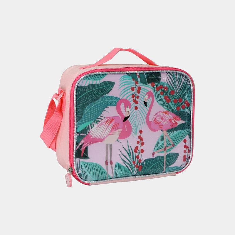 Wheeled School Bags Set of 5-Pink Flamingo - MOON - Back 2 School - Bravo - Wheeled School Bags Set of 5-Pink Flamingo - Trolley Backpack - 3