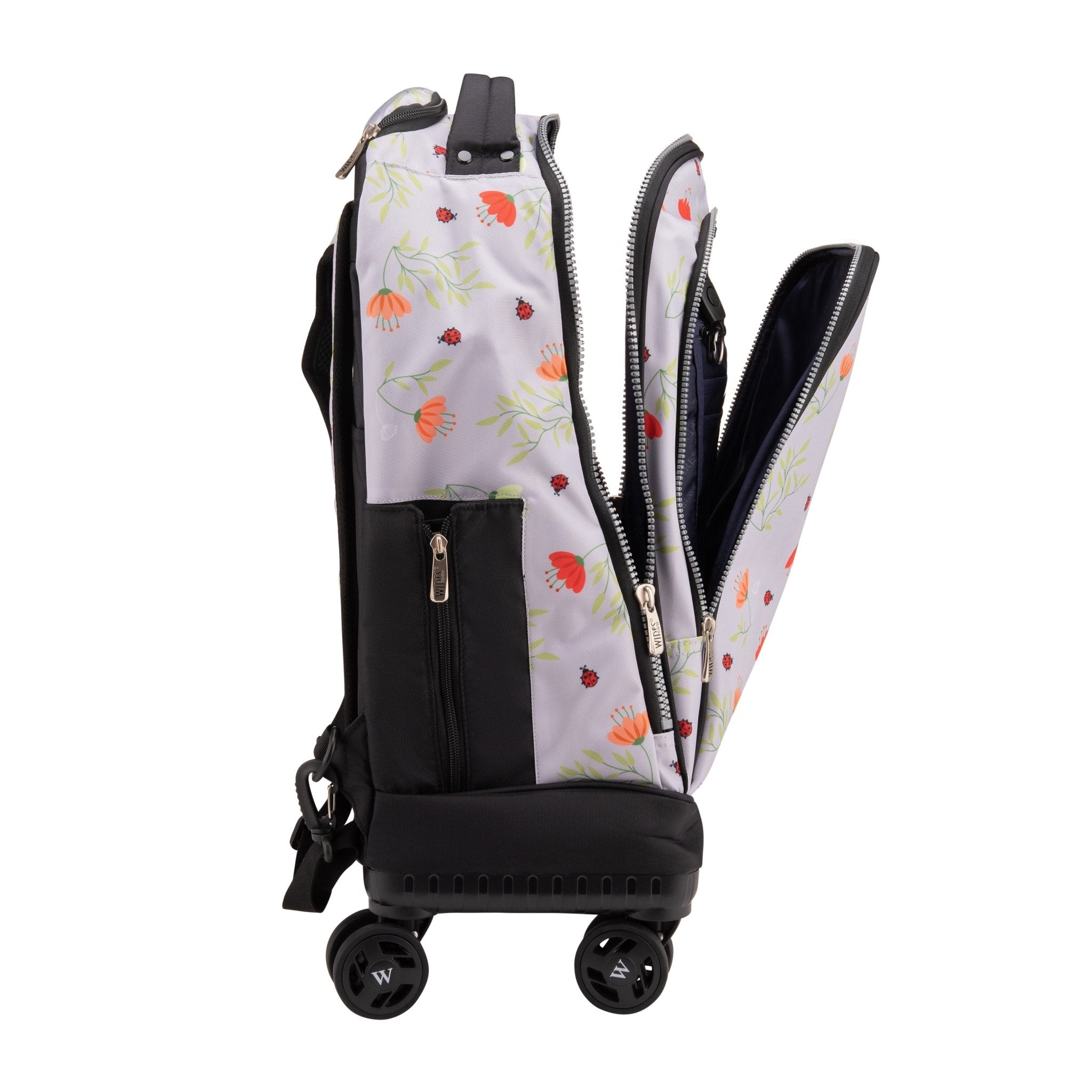 Wires 4 Wheel School Backpack Trolley Set of 3 Flower Bee - MOON - Back 2 School - Wires - Wires 4 Wheel School Backpack Trolley Set of 3 Flower Bee - Trolley Backpack - 5