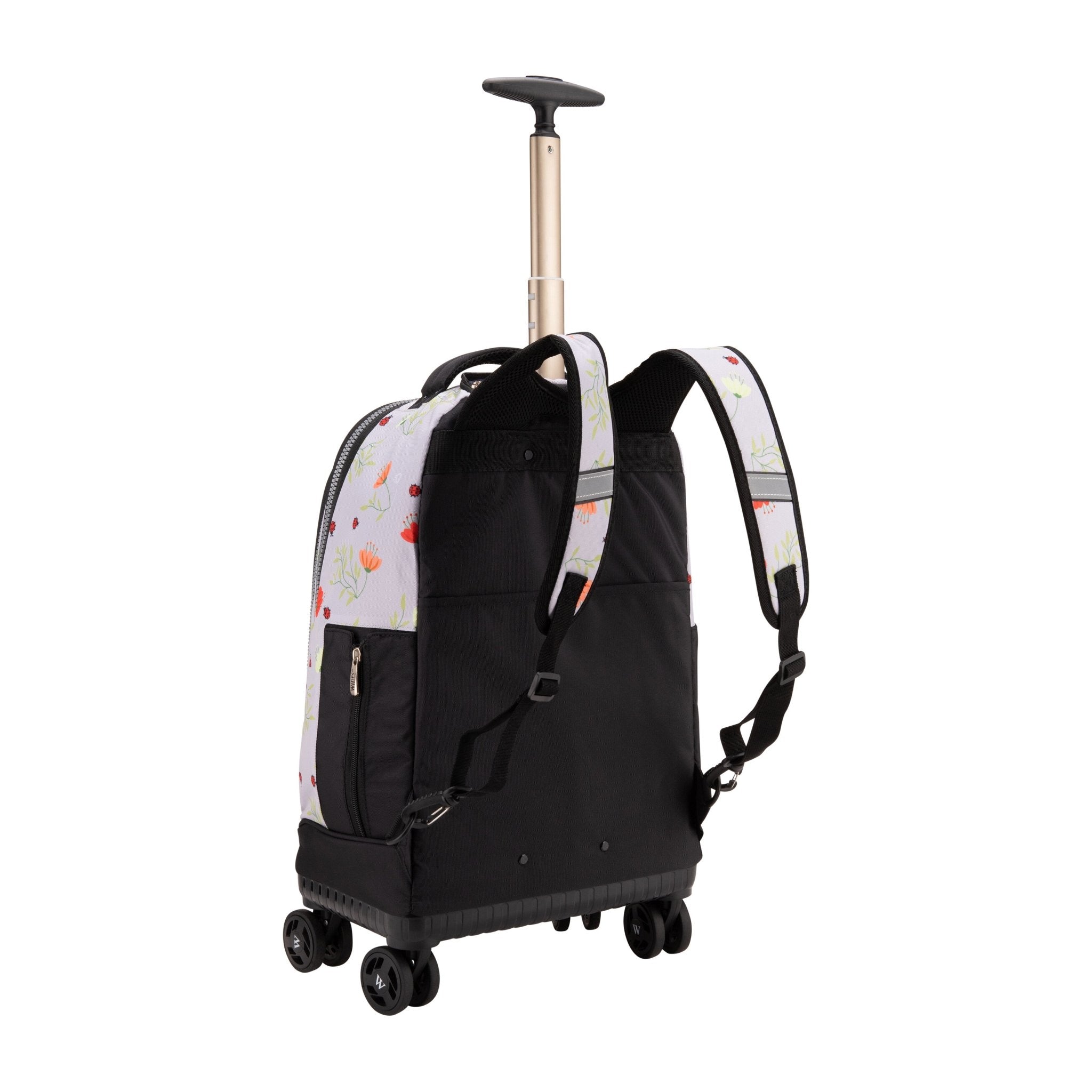 Wires 4 Wheel School Backpack Trolley Set of 3 Flower Bee - MOON - Back 2 School - Wires - Wires 4 Wheel School Backpack Trolley Set of 3 Flower Bee - Trolley Backpack - 3