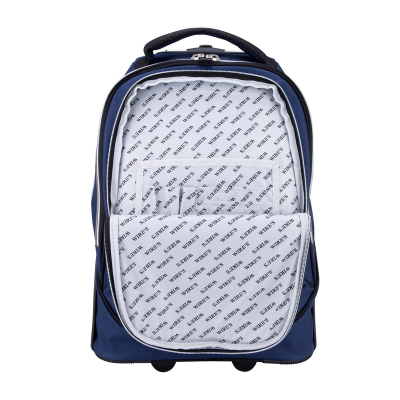 Wires 4 Wheel School Backpack Trolley Set of 3 Navy - MOON - Back 2 School - Wires - Wires 4 Wheel School Backpack Trolley Set of 3 Navy - Navy - Trolley Backpack - 5
