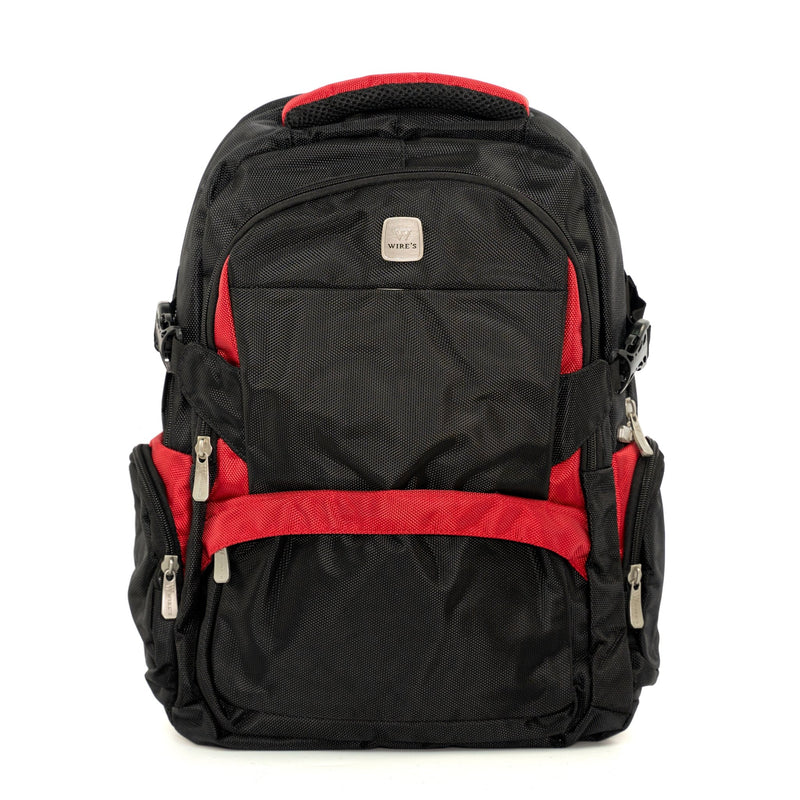 WIRES Backpack W22970 Black Red - MOON - Back 2 School - Wires - WIRES Backpack W22970 Black Red - Back 2 School - 1