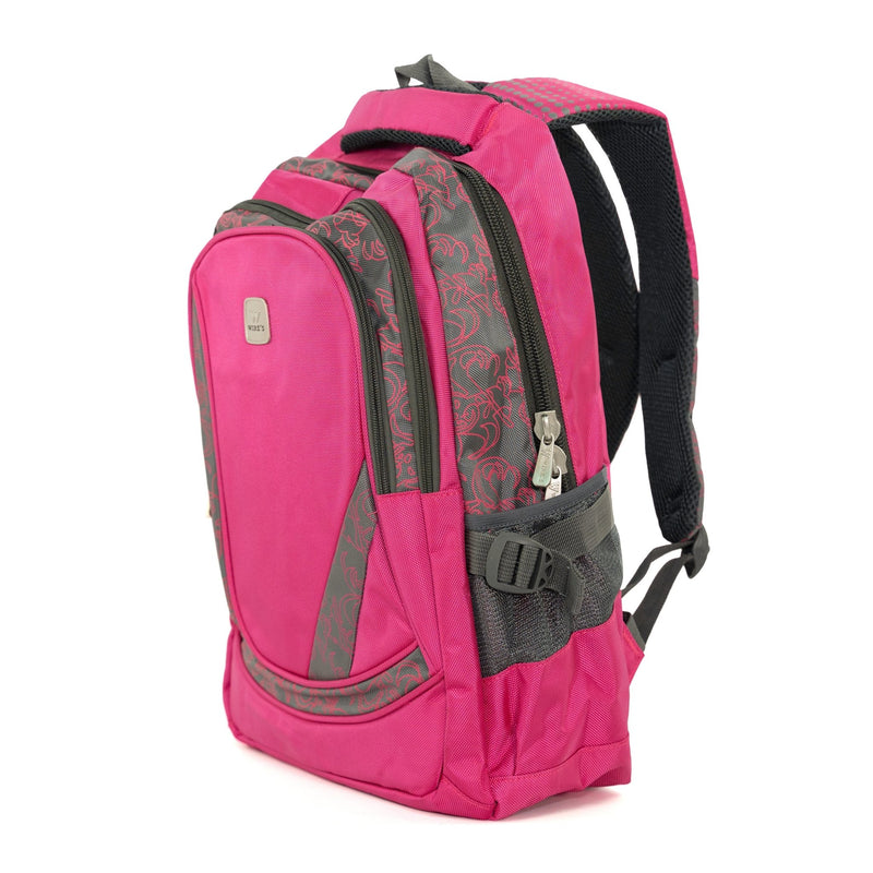 WIRES Backpack W23184 Pink - Moon Factory Outlet - Back 2 School - Wires - WIRES Backpack W23184 Pink - Back 2 School - 2