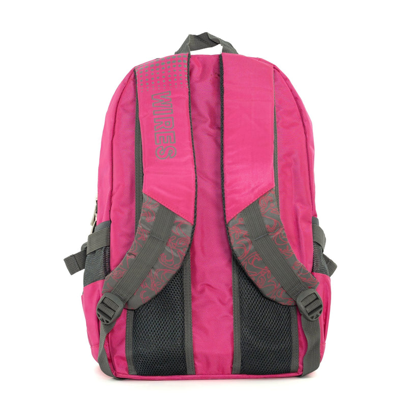 WIRES Backpack W23184 Pink - Moon Factory Outlet - Back 2 School - Wires - WIRES Backpack W23184 Pink - Back 2 School - 3