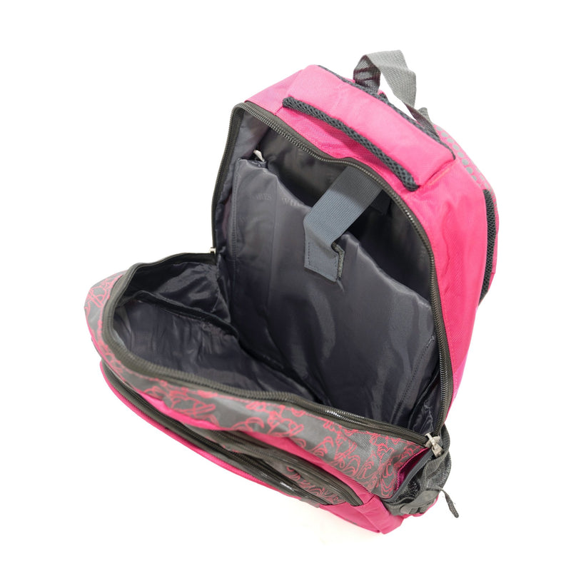 WIRES Backpack W23184 Pink - Moon Factory Outlet - Back 2 School - Wires - WIRES Backpack W23184 Pink - Back 2 School - 4