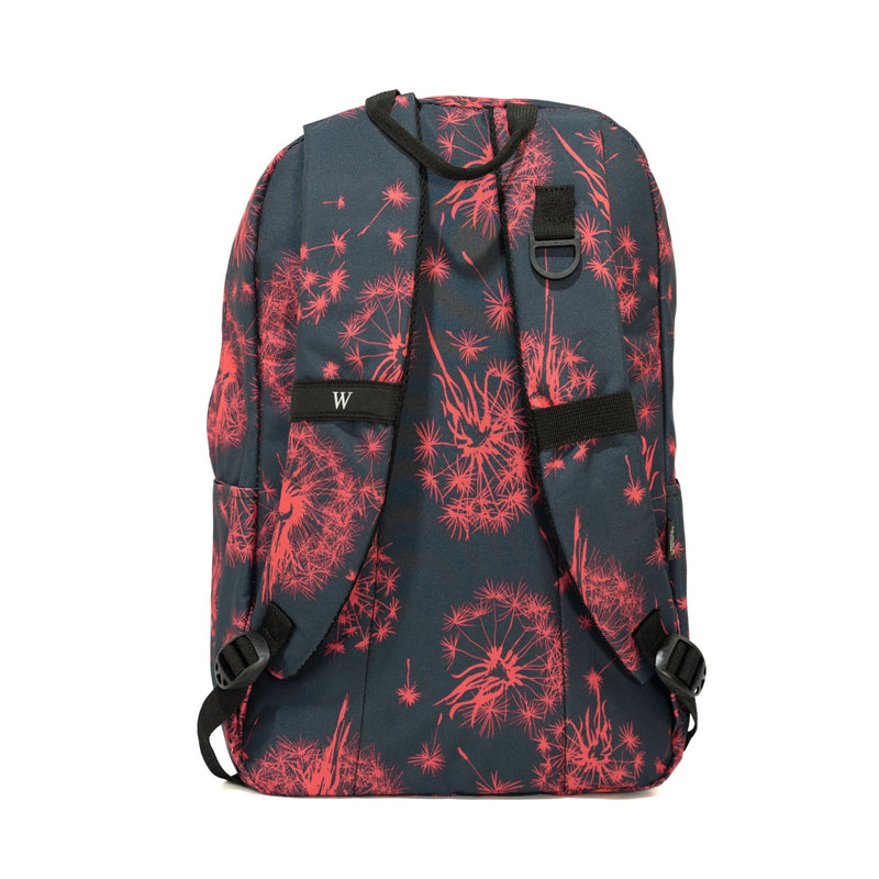 Wires Backpack W24055 Navy Flower Pink Design - Moon Factory Outlet - Back 2 School - Wires - Wires Backpack W24055 Navy Flower Pink Design - Back 2 School - 3