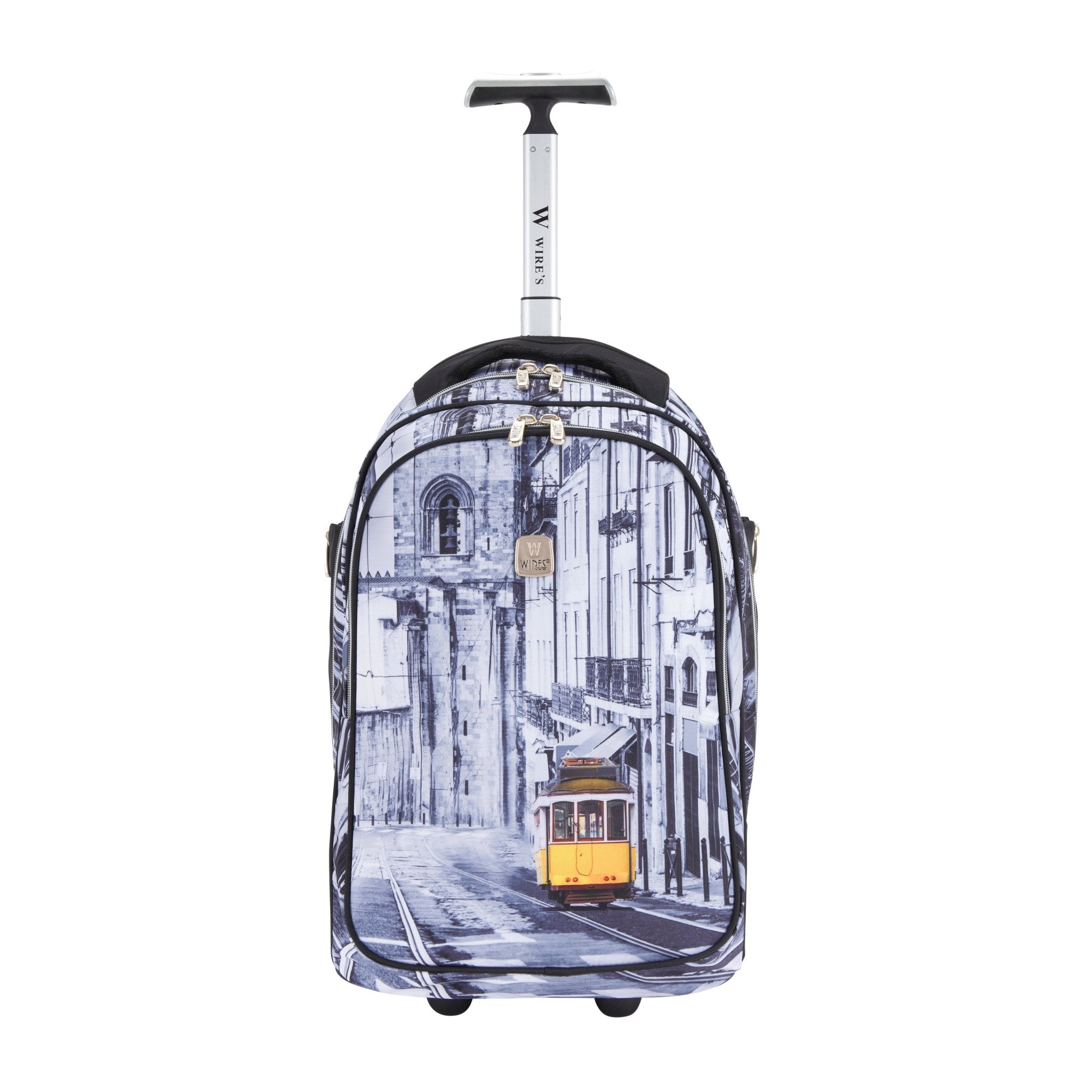 Wires Mini Wheel School Bags Trolly Set of 3pcs Atiq Design - MOON - Back 2 School - Wires - Wires Mini Wheel School Bags Trolly Set of 3pcs Atiq Design - Trolley Backpack - 2