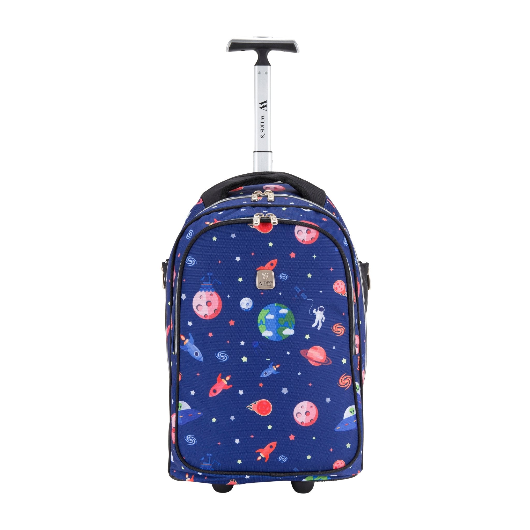 Wires Mini Wheel School Bags Trolly Set of 3pcs Rocketship - MOON - Back 2 School - Wires - Wires Mini Wheel School Bags Trolly Set of 3pcs Rocketship - Trolley Backpack - 2