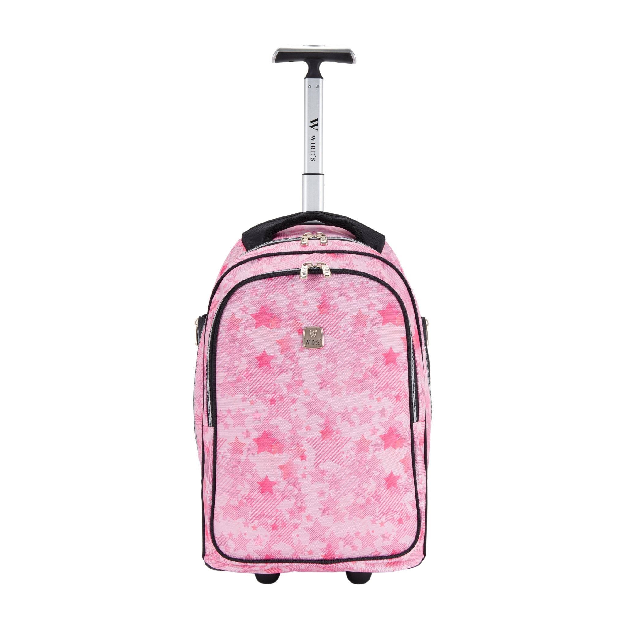 Wires Mini Wheel School Bags Trolly Set of 3pcs Star Pink - MOON - Back 2 School - Wires - Wires Mini Wheel School Bags Trolly Set of 3pcs Star Pink - Trolley Backpack - 2