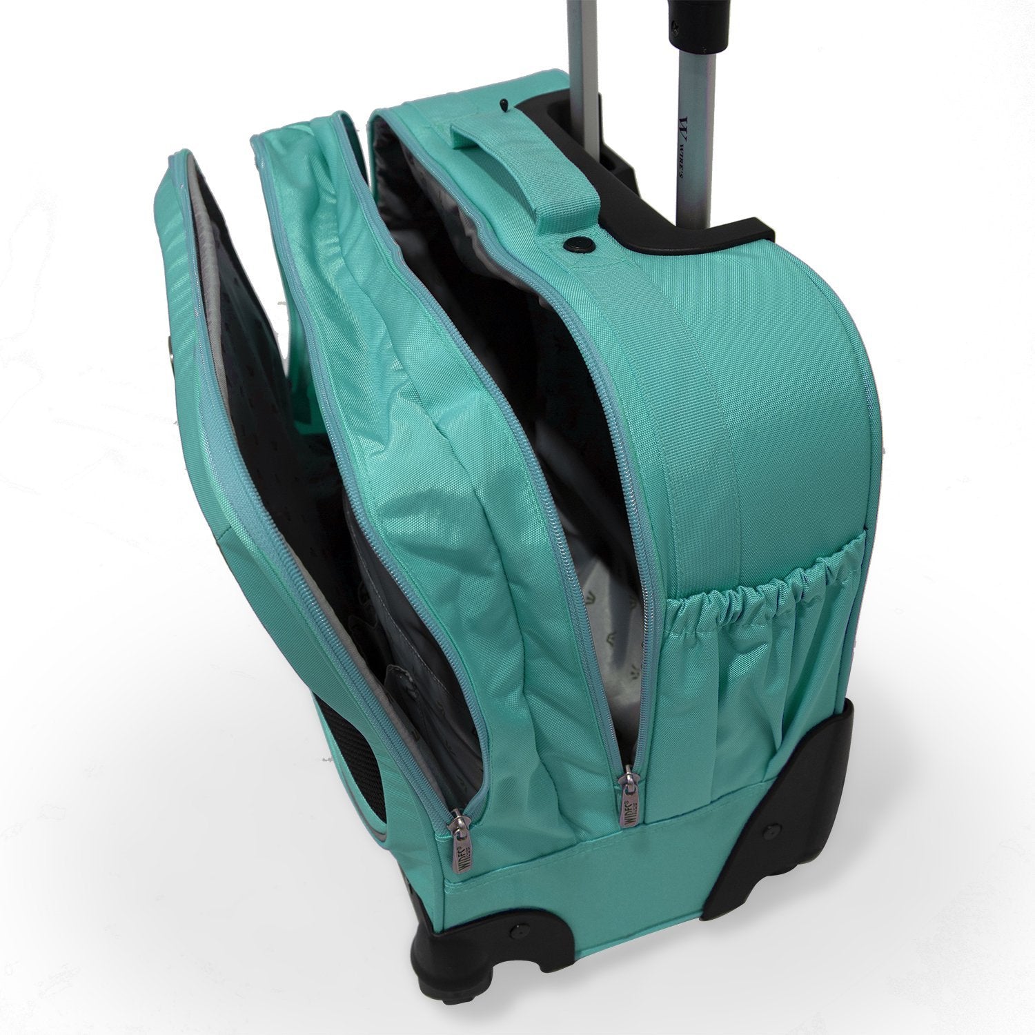 Wires School Bag + Lunch Bag + Pencil Case with 2 Wheels New Collection Blue green color - Moon Factory Outlet - Back 2 School - Wires - Wires School Bag + Lunch Bag + Pencil Case with 2 Wheels New Collection Blue green color - Default Title - Bags - 5