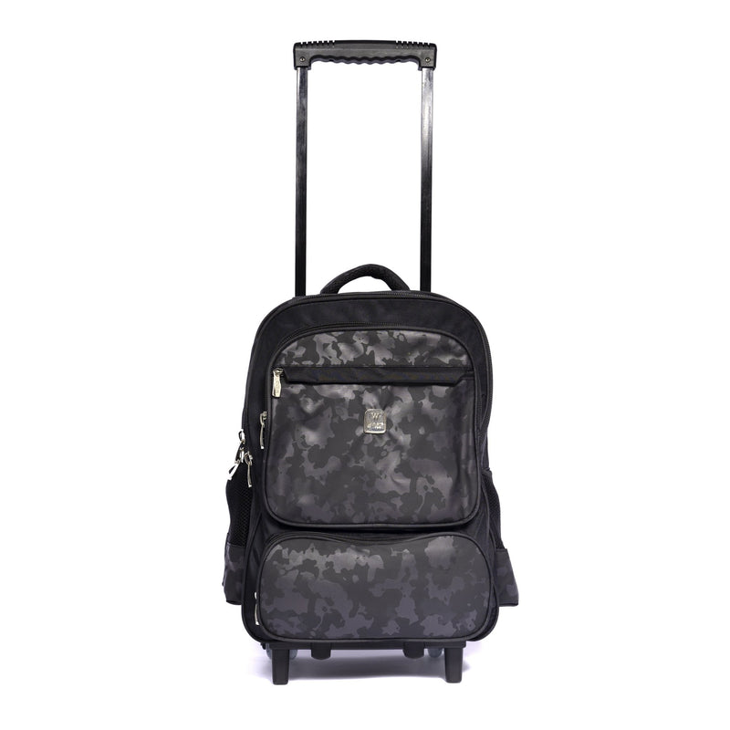 Wires School Trolley Bag with Lunch Bag & Pencil Case 18T - Moon Factory Outlet - Back 2 School - Wires - Wires School Trolley Bag with Lunch Bag & Pencil Case 18T - Camo Black - Back 2 School - 2