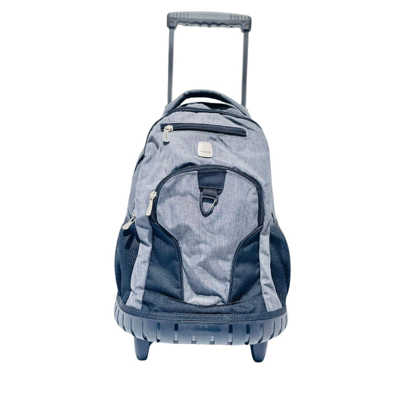 Wires Wheeled Backpack for him Grey - Trolley Set of 3 with Free Lunch Bag & Pencil Case for your Little One's - Moon Factory Outlet - Back 2 School - Wires - Wires Wheeled Backpack for him Grey - Trolley Set of 3 with Free Lunch Bag & Pencil Case for your Little One's - Back 2 School - 2