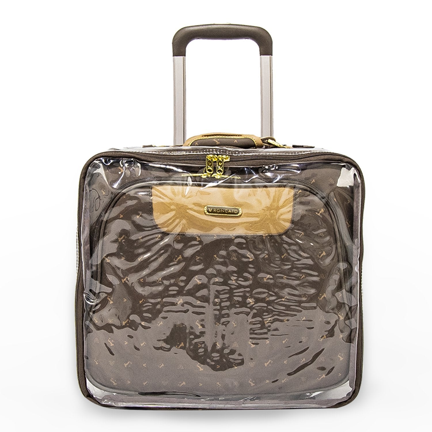 Zafirah Collection by Roncato, 2 Laptop Compartment 15" Pilot Trolley with 2 Wheels and PVC Cover - Moon Factory Outlet - Travel - Roncato - Zafirah Collection by Roncato, 2 Laptop Compartment 15" Pilot Trolley with 2 Wheels and PVC Cover - Default Title - Pilot Case - 1